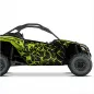 Preview: Quake Leuchtgrün M Version für Can-Am Maverick X3 2 Doors